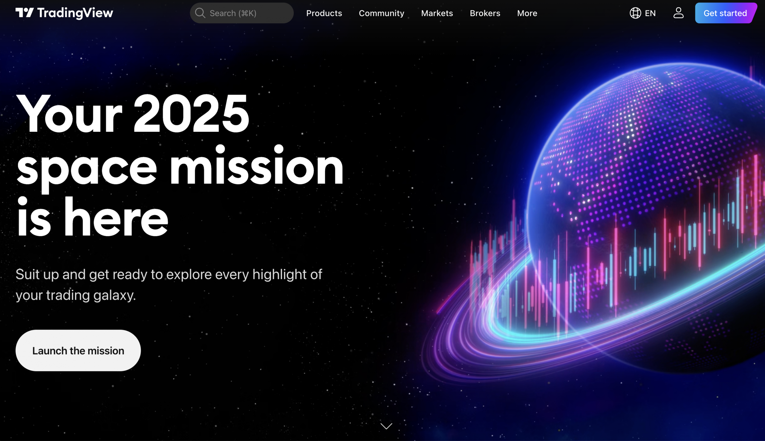 Trang chủ chính thức của TradingView