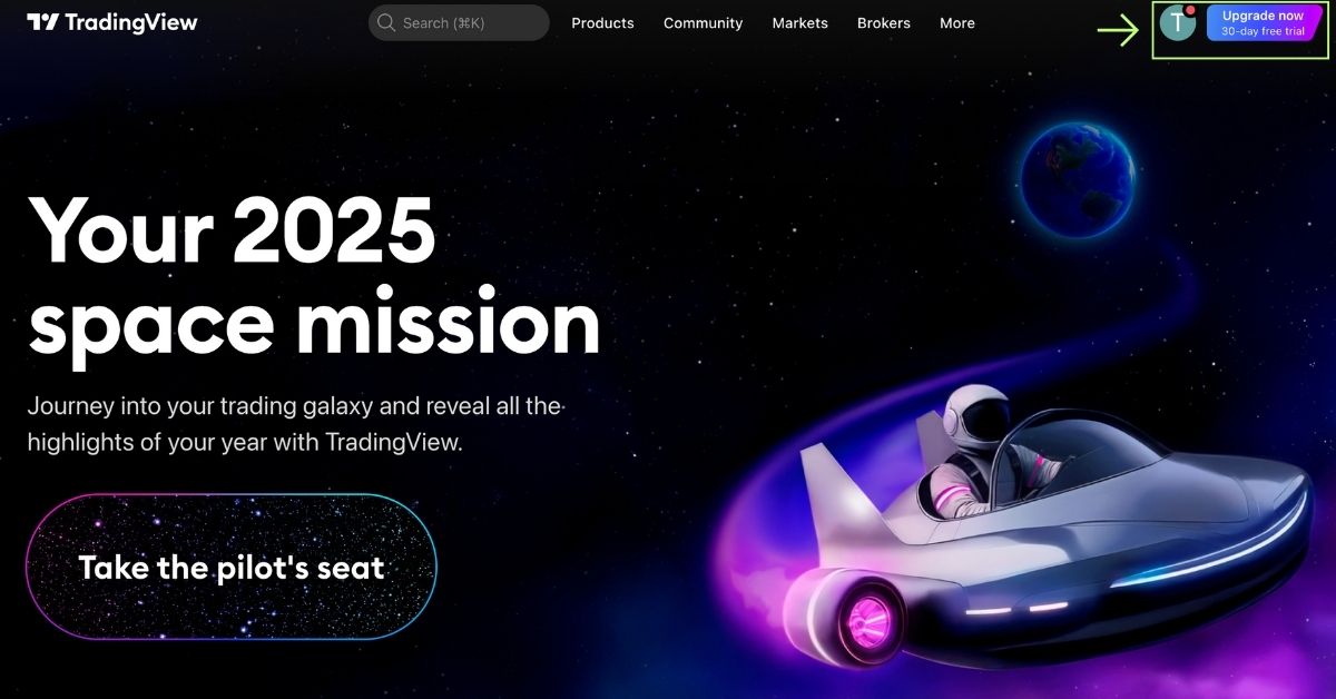 Kích hoạt gói Trial trên TradingView